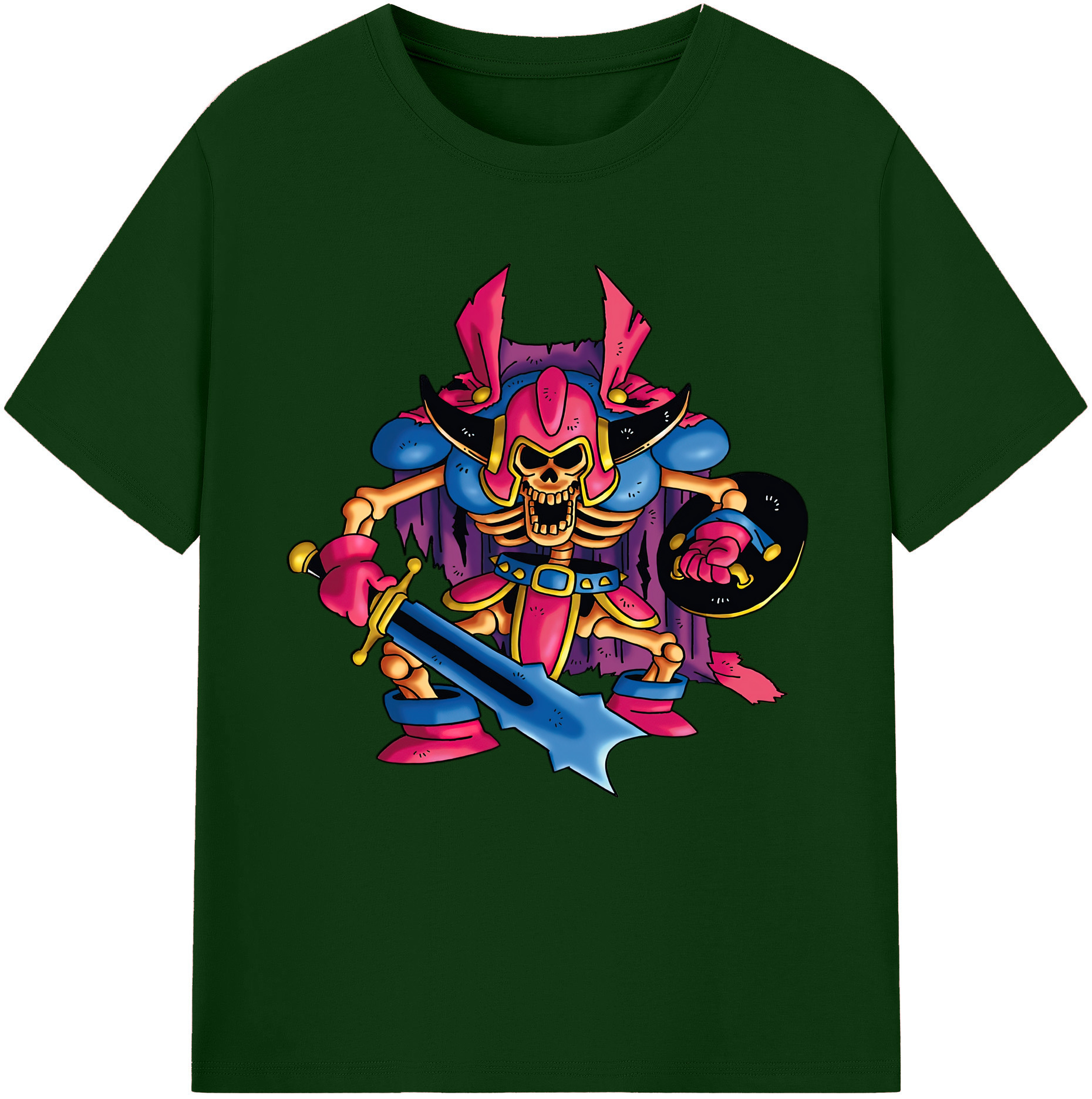 （画像用） ドラゴンクエスト Doragon Kuesuto Dragon Quest 綿100％半袖Tシャツ（フロントプリント）